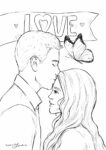 31+ Artistic Valentines Couple Coloring Pages for a Unique Look