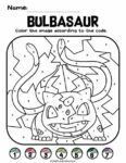 31+ Fun Pokemon Coloring by Number Pages