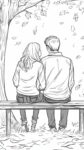 31+ Happy Valentines Couple Coloring Pages for Love & Joy