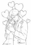 31+ Valentines Couple Coloring Pages for Adults Seeking a Relaxing Activity