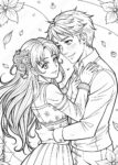 31+ Valentines Couple Coloring Pages for Lovebirds & Dreamers
