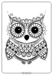 31+ Valentine’s Day Owl Coloring Fun for Children and Grown-Ups